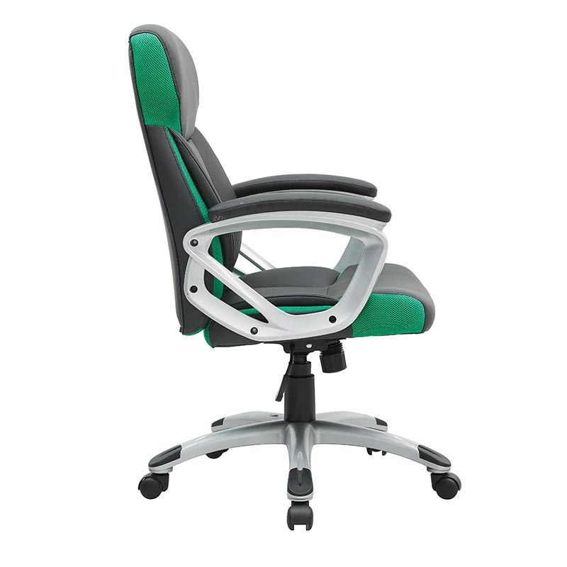 Mid-Back Office Computer Task Desk Chair with Padded Armrests