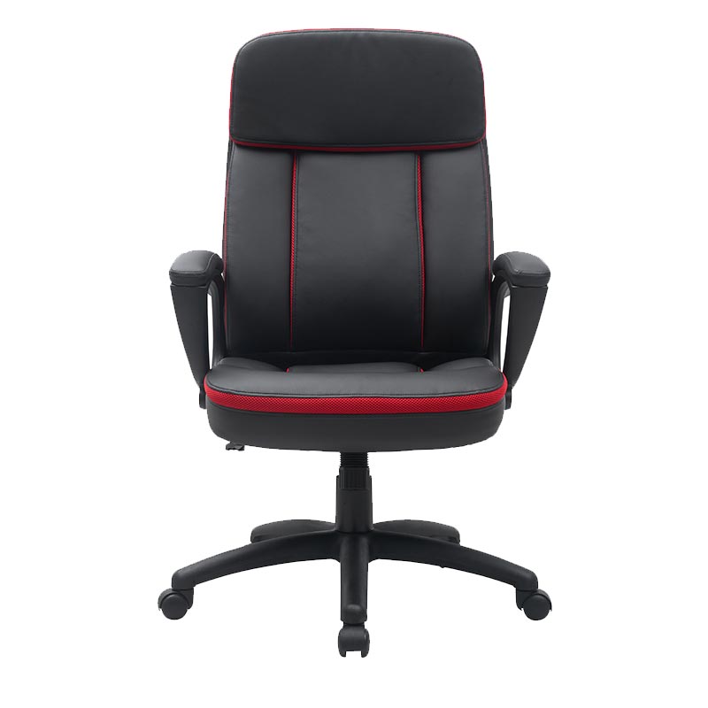 Shinerun High Quality Classic PU Padded Mid-Back Office Computer Desk Chair with Armrest