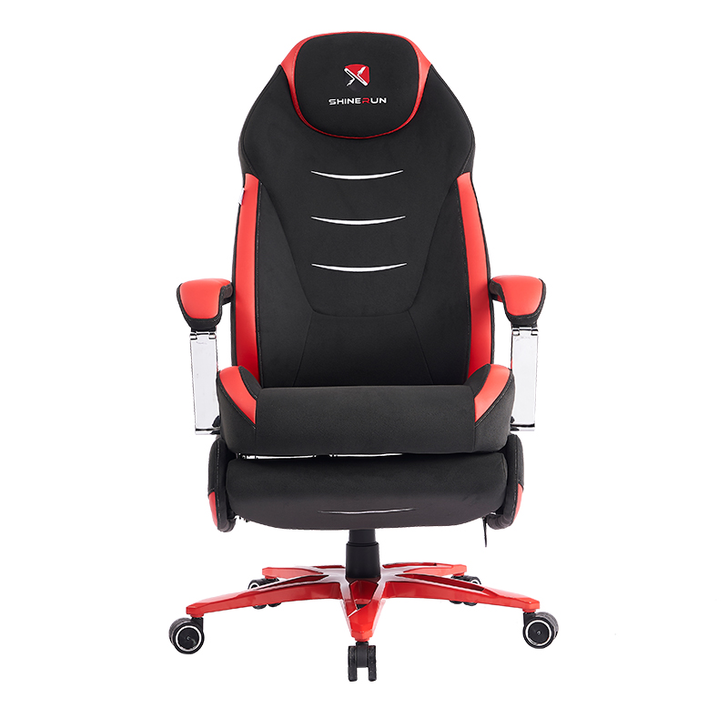 Executive Office Chair High-Back Electric Reclining Office Gaming Chair with Footrest and Linkage Arms 