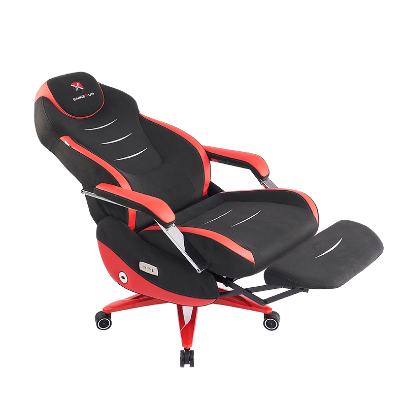 Executive Office Chair High-Back Electric Reclining Office Gaming Chair with Footrest and Linkage Arms 