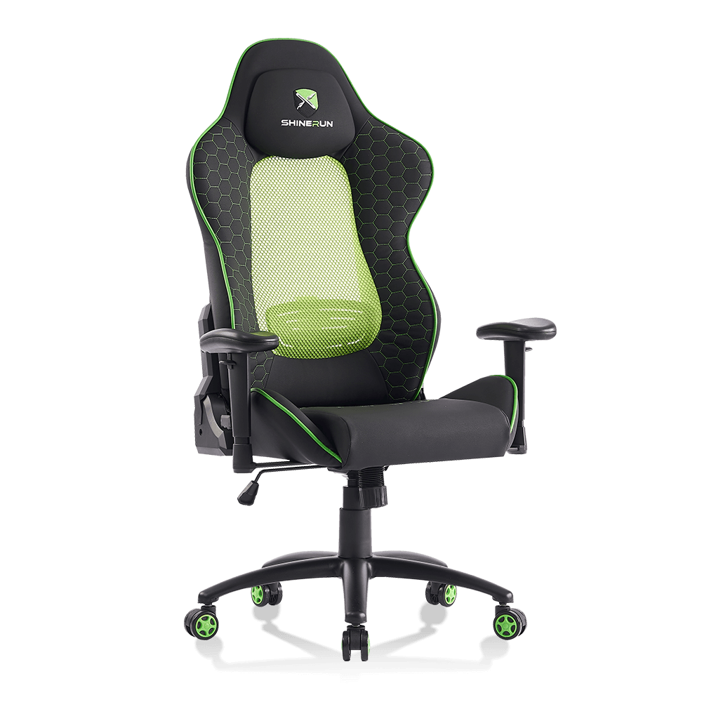 SHINERUN Elegant Breathable Mesh Gaming Chair Reclining Lift Swivel Office Chair
