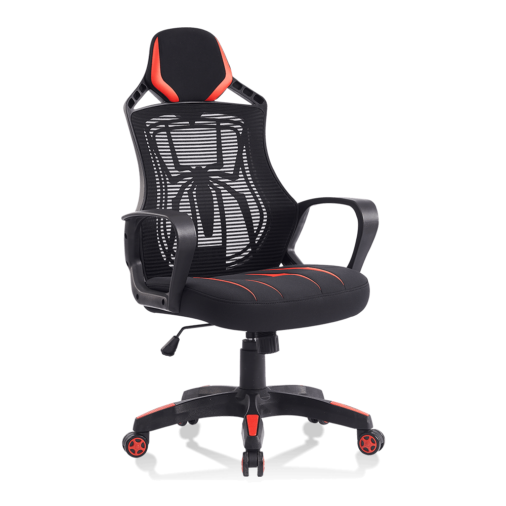 SHINERUN Gaming Chair Breathable Fabric Computer Chair with fixed Armrests Gaming Chairs