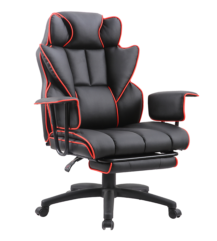 SHINERUN High Quality Office Chair PU Leather Computer Chair Executive Office Chair with Leg Rest
