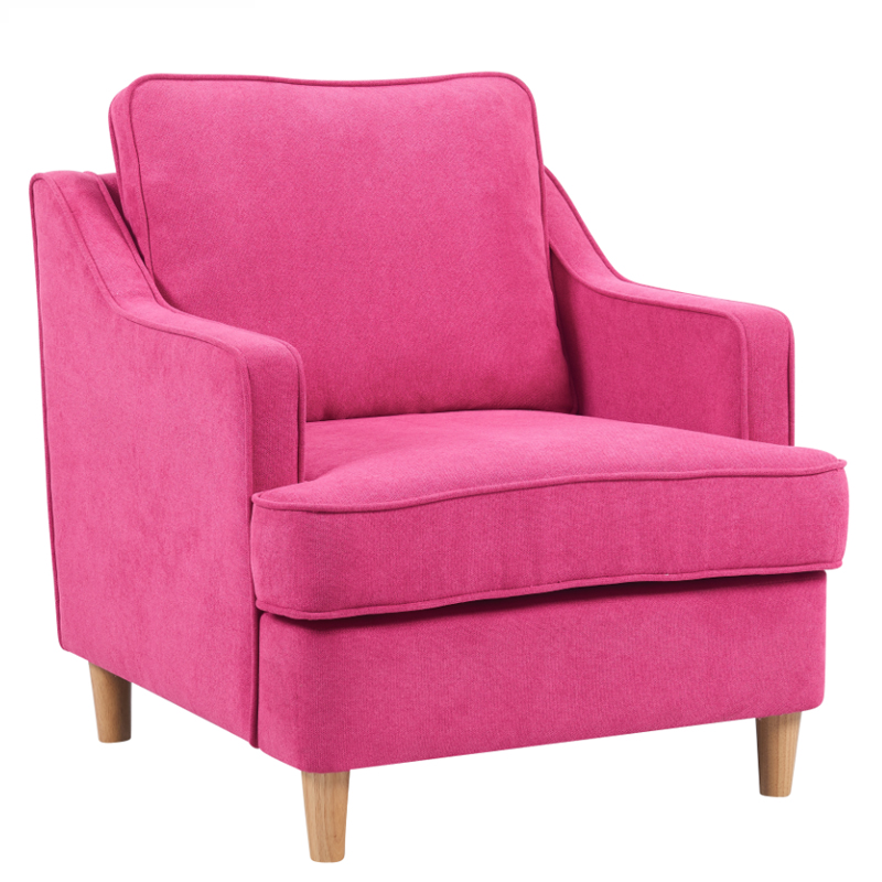 New model  leisure pink single-seater sofa 