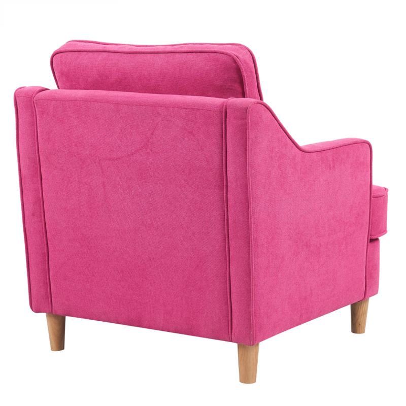 New model  leisure pink single-seater sofa 