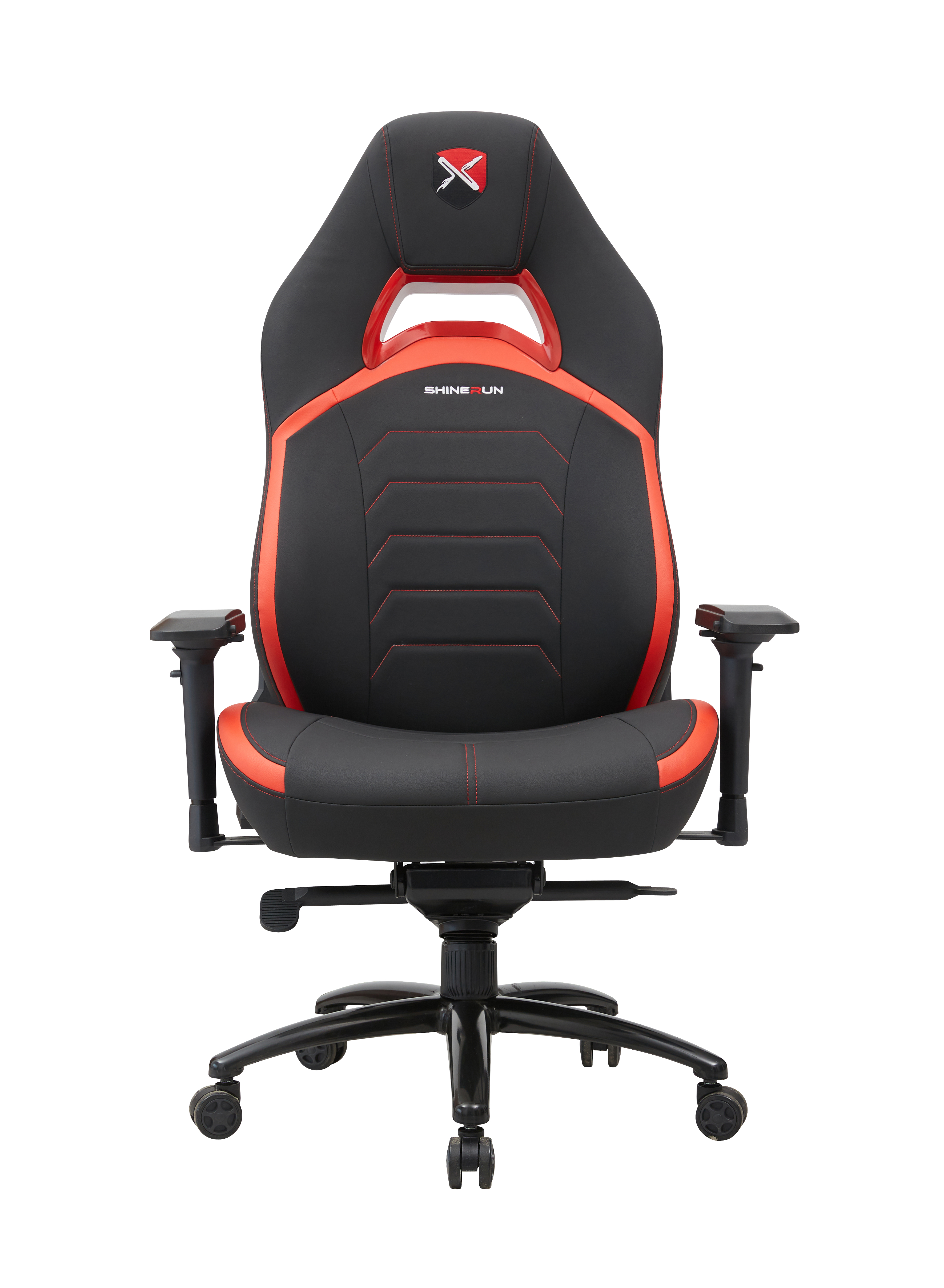 2025 new 4 leather esports chair with 4D armrest balck PU match PVC